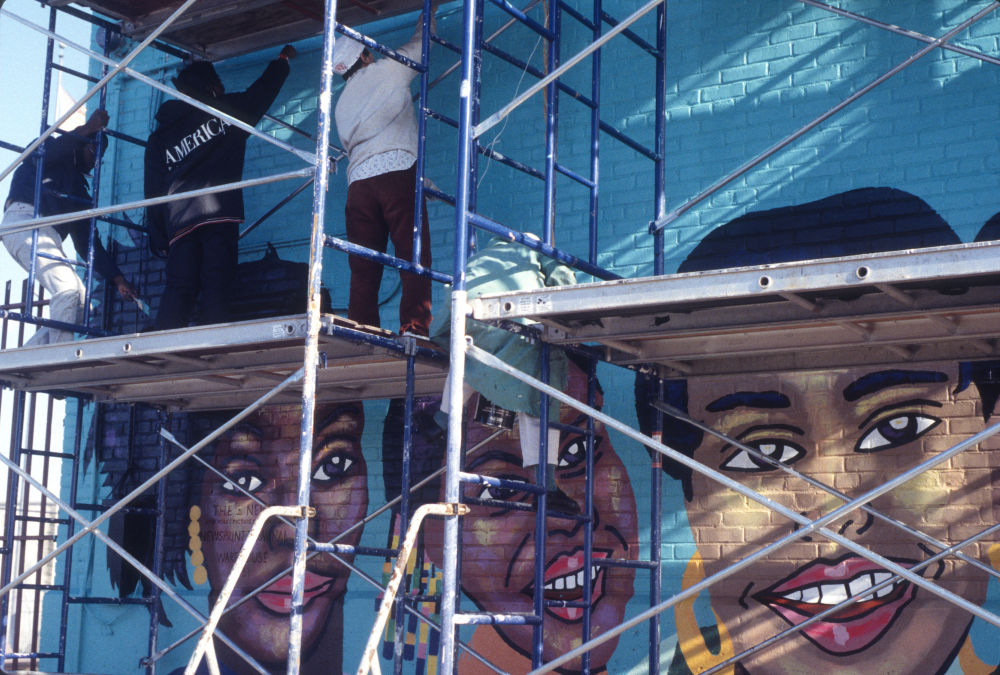 Snapple Mural: In Progress Pictures: Slide 21 of 42