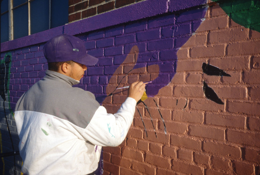 Snapple Mural: In Progress Pictures: Slide 25 of 42