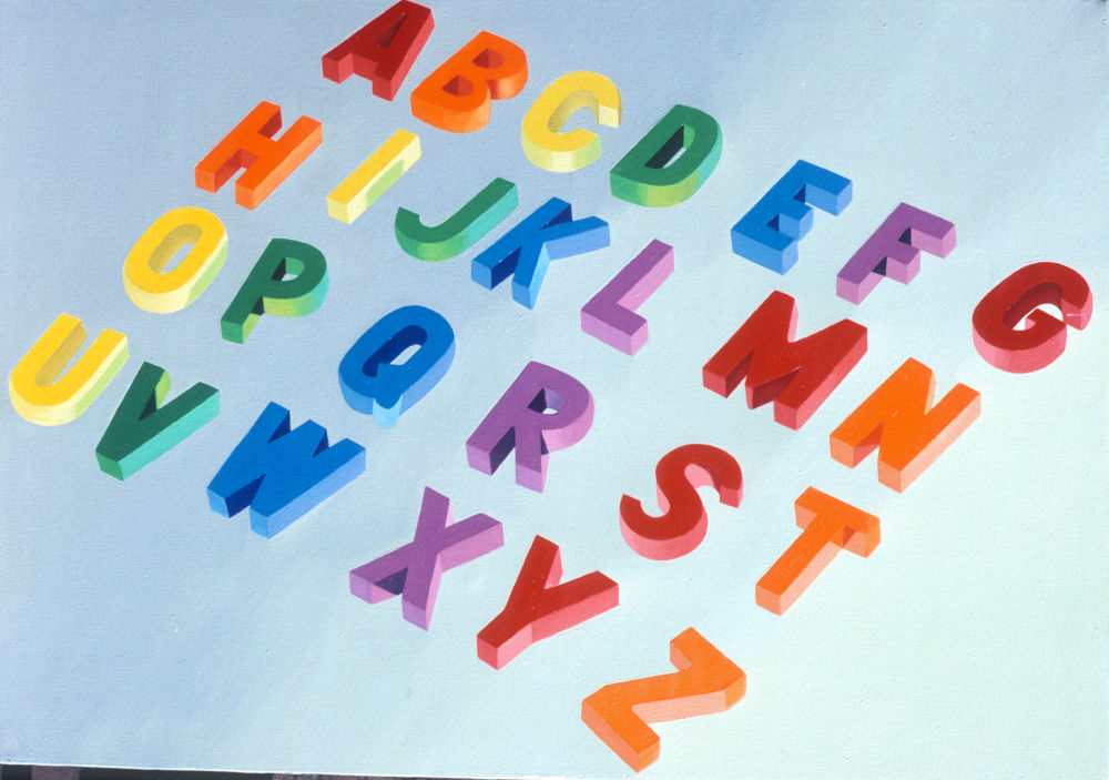 .22 Floating Alphabet