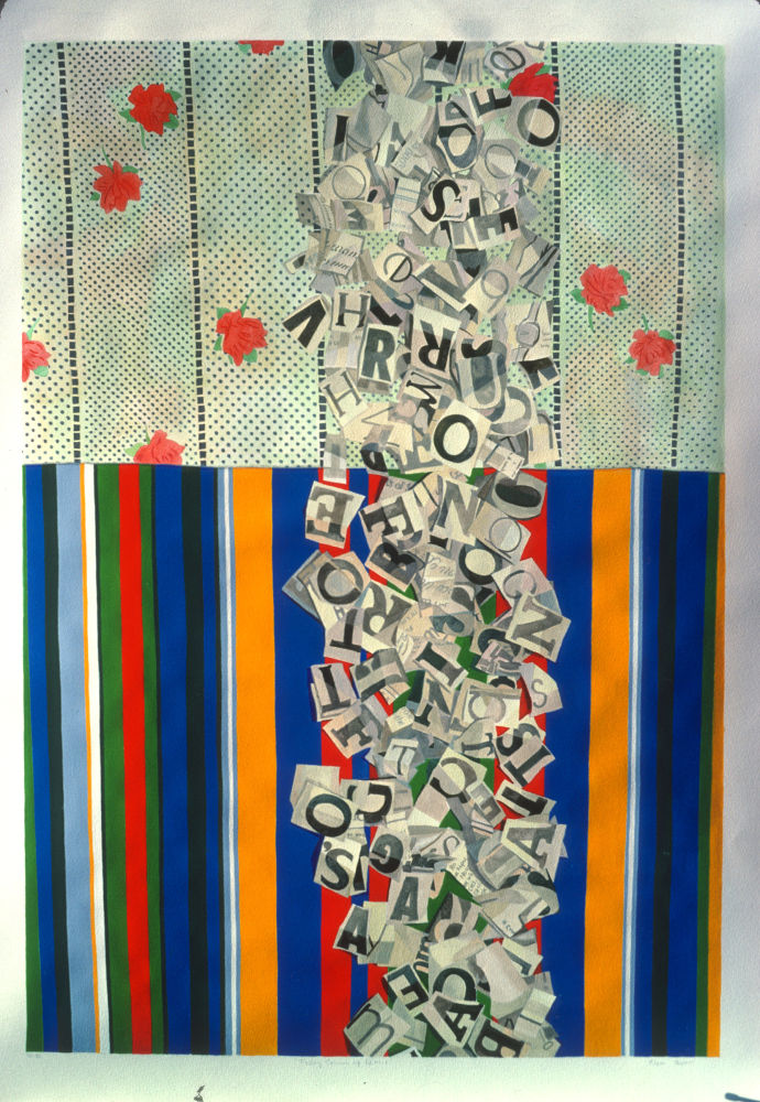 D80.09 Falling Column Of Letters